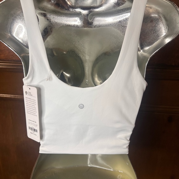NWT SIZE XL CRZ YOGA White Sports Bra - Picture 4 of 9